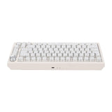 Jiawu Wireless Mechanical Keyboard with PBT Keycaps (White)