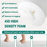 Square Stool Cushion with Ties - Memory Foam Anti Slip Seat Cushion