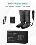Nekteck Leg Compression Massager for Circulation and Relaxation, FSA Eligible Foot and Calf Massage Machine 2 Modes 3 Intensities with Hand-held Controller for Pain Relief, HSA Adjustable Leg Wraps