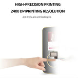 3D Nail Art Printer, Nail Printing Machine with 10.1-Inch Display Screen, 2400DPI Printing Resolution and Support APP Control