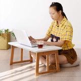 Folding Computer Desk，Multifunctional Lap Desk Breakfast Serving