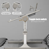 60×40cm Foldable Lap Desk, Portable Bed Tray Table for Laptop Work & Movies