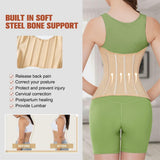 MISTHIN Waist Cincher Corset Sport Girdle Trimmer Corset Double Belt Wrap Waist Trainer Shaperwear Tummy Control Shaper for Women (Nude, Medium)