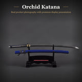 Orchid Katana, 1045 Carbon Steel Hand Forged Full Tang Japanese Sword