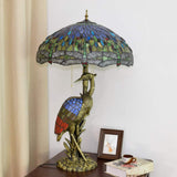 GAUUA Tiffany Table Lamp 18" Tiffany Style Large Table Lamp Dark