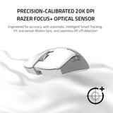 Razer Viper Ultimate Lightweight Wireless Gaming Mouse & RGB Charging Dock: Hyperspeed Wireless Technology - 20K DPI Optical Sensor - 74g Lightweight - 70 Hr Battery - Mercury White