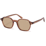 SOJOS Retro Square Polarized Sunglasses Womens Men SJ2674 ClearBrown