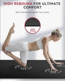 HAPBEAR Large Yoga Mat - 72"x36"x6mm (1/4 inch), Extra Wide Non-Slip Exercise Mat for Home Workout, Yoga, Pilates & Stretching, Durable & Eco-Friendly, Includes Bonus Resistance Bands & Carry Bag HAPBEAR