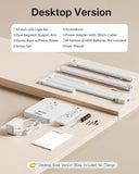 ONEMIX 42" Desk Lamp for Home Office with Base, 1800LM 4-Panel LED Light