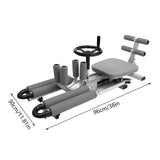 WBGANG Rigel Leg Stretcher, 330LBS Leg Stretch Machine, Heavy Duty Steel Frame Equipment Splits Machine, Leg Stretching Training Machine for Home Gym Split Machine Training Fitness Equipment, Gray WBGANG