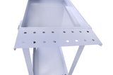 HIGOOD Heavy Duty Service Utility Cart,2 Shelf Steel, 800-Pound Capacity, 35.6 x 18.1x38-Inch Gray