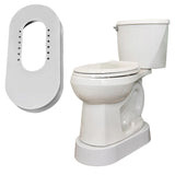 Toilevator Toilet Riser - 3.5" High Toilet Riser Base for Handicap and Elderly, Extra Tall Toilet Seat Elevator, 500 lb Capacity, Easy Install Toilet Seat Riser, Compatible with Standard Toilets
