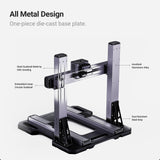 Snapmaker Artisan 3D Printer Dual Extrusion,FDM 3D Printer Industrial-Grade Linear Rails Auto Bed Leveling,15.75"x15.75"x15.75"