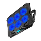 Inch Laptop Cooling Pad Stand with 6 Fans USB Powered Holder