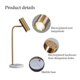 JUAKSQZYI Table lamp LED Desk Lamp with 90 Degree Adjustable Spotlight