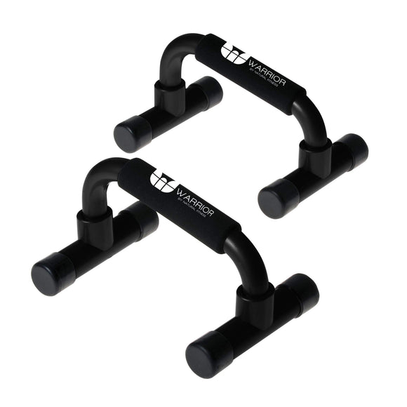 Warrior Pushup Bars - Upper Body Core and Chest Strength Fitness Training Stands - Angled with Comfort Grips and Stable Base for Home, Gym or Travel WARRIOR