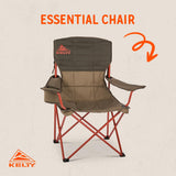 Kelty Essential Camping Chair, Folding Camp Seat for Festivals, Beach Days, Tailgating (Bungee Cord)
