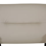 Office Star FL Series Faux Leather Guest Office Chair with Black Finish Frame, Taupe