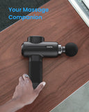 RENPHO Active+ Percussion Massage Gun, Mothers Day Gifts, 5 Adjustable Speeds for Back, Neck, Muscle Recovery - App Controlled Guided Courses, with Carry Case for Professional Athlete, Gym and Travel