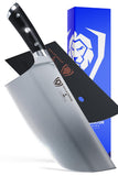 Dalstrong Meat Cleaver Knife-9"- Gladiator Series-'The Ravager'-Heavy Duty Butcher Kitchen Knife Gift-Forged High Carbon German Steel-BBQ, Meat Knife-w/Sheath-NSF Certified