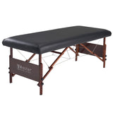 Master Massage Rectangular Universal Fabric Fitted PU Vinyl Leather Ultra-Durable Massage Table Protection Cover-Replacement Cover Protector Black