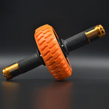 Single-wheel Stable Abdominal Great Easy To Assemble Ab Wheel Roller Working Out Power Exercise Wheel Muscle-strength(Yellow)