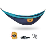 WHTE MOSS Suparpine II Hammock for Camping with Straps Included (Deep Blue, Double)