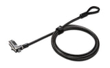 Kensington Slim Combination T-Bar Standard Lock Slot for Laptops, Security Computer Lock Cable, Resettable 4-wheel Number Code with 6 Foot Cable, K60600WW