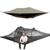 Generic Camping Hammock Tent with Mosquito Net & RainFly 2-Person Tree Tent Hammock for Outdoor Backpacking Hiking 660 LBS Load Capacity