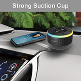 Bluetooth Shower Speaker, Portable Speaker Bluetooth 5.3 with Suction Cup, Wireless Speakers Waterproof IP7, RGB Lights, Built-in Mic, Small Speakers for Bathroom, Party, Beach, Pool 2025 new, Black