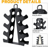 Weight Rack for Dumbbells, 4 Tiers A-Frame Dumbbell Rack Stand Only for Home Gyms Workout (Dumbbells not include)