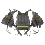 wdcfxy Strap Fishing Vest Adjustable for Men and Women, for Fly Bass Fishing and Outdoor Activities