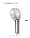 Caraway Pizza Cutter Wheel - Non Toxic Stainless Steel - Essential Kitchen Tool - Ergonomic Handle