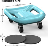 PROIRON Ab Roller with Knee Pads for Abs Workout, Multifunctional Ab Roller Wheel for Abs Workout, Abdominal Roller with Knee Pads, Abdominal Exercises Wheel, Abb Roller (Slide Fitness Trainer)