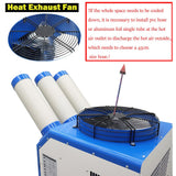 Banfluxion 220V Commercial Air Conditioner Industrial Spot Cooler Mobile Air Cooler for Indoor & Outdoor Use Commercial AC Unit, 22178 Btu/h, 910m³/h