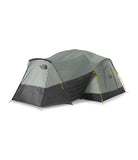 THE NORTH FACE Wawona 8 Tent - Eight Person Camping Tent, Water Repellent, Spacious & Easy to Set Up, Attached Vestibule, Agave Green/Asphalt Grey, One Size