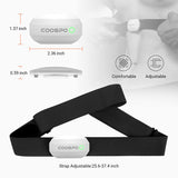 COOSPO Bluetooth Heart Rate Monitor Chest Strap H808S, ANT+ BLE HR Monitor Chest, HRM IP67 Waterproof, Use for Running Cycling Gym and Other Sports