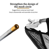 Fishing Landing Net with Aluminum Telescoping Pole 75" Long Handle,Rubber Coated Nylon Mesh,for Steelhead,Salmon,Fly,Kayak,Catfish,Bass,Trout,Shrimp,Crab,for Easy Catch & Release,Extend to 75 Inch