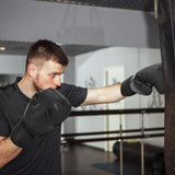 PiscatorZone Boxing Training Gloves Punching Bag Gloves for Women & Adult, Professional Shockproof Gloves for Training Playing Muay Thai, Sparring, Fighting Kickboxing (Black, 10OZ) PiscatorZone