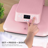 Auto Heat Press Machine for T Shirts - Heat Press 15x15 with Auto Release - Heats Up Fast & Heat Evenly