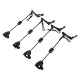 Luqeeg Universal Fishing Bite Alarm, 4 Pcs LED Illuminated Bite Indicators, Standard Plug Design Indicators for Carp Fishing & Night