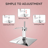 Pink Salon Chair for Hair Stylist,Barber Chari Hair Chair, Stylist Chair Dangvivi