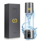 PUREPEBRIX Hydrogen Water Bottle Generator - Up to 6400 PPB & 12-Hour Hydrogen Retention - H2 Certified SPE/PEM Tech - Portable, Recovery & Easter Wellness Gift (Grey)