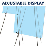 Quartet Easel, Instant Easel Stand, 63", Tripod Base, 6-Pack (S29E)