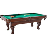 Barrington Billiards 7.5' ft Springdale Pool Table with Billiard Ball and Cue Stick Set
