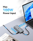 9-in-1 Docking Station Dual Monitor 4K LIONWEI USB C Hub for Laptop Mac