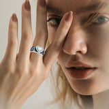 Oseew 2027 14k Gold Women Graduation Class Ring High School College
