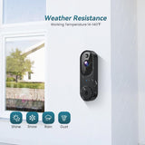 Wireless Wi-Fi Video Doorbell Camera with Two Way Audio, AI Motion Detection, Night Vision and Cloud Storage Orbitell