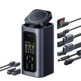 BGGJJ 15-in-1 Docking Station 160W USB C Hub with Qi2.2 25W Wireless 2 HDMI 4K@120Hz 60Hz Compatible with Laptop