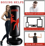 Freestanding Punching Bag for Adults, Kick Boxing Bag with Stand for Adults, Blow up Punching Bag for Kids 12-14 ULLIKI